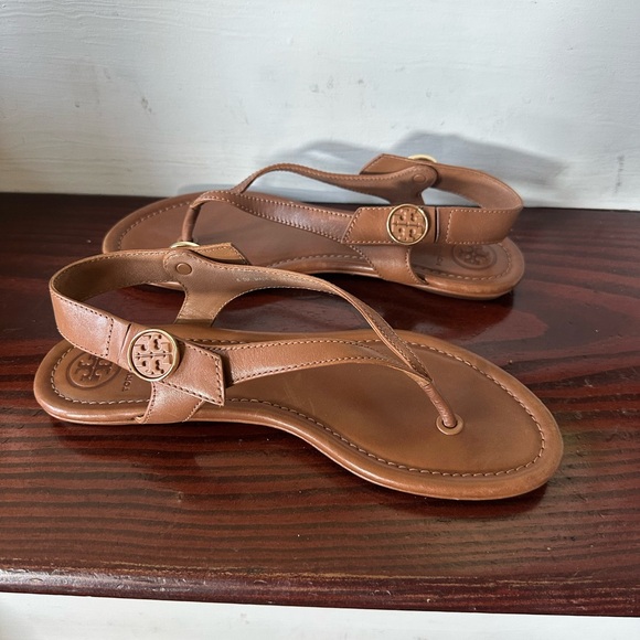 Tory Burch Tan Leather Sandals - Picture 6 of 6